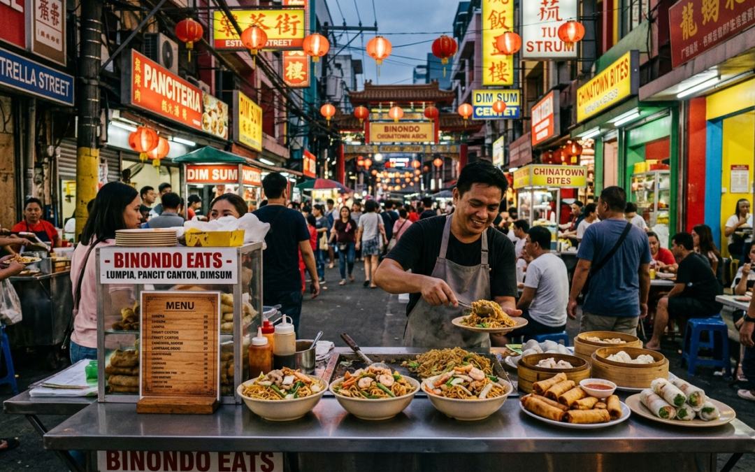 Binondo Chinese-Filipino food (Lumpia, Pancit Canton, etc.)