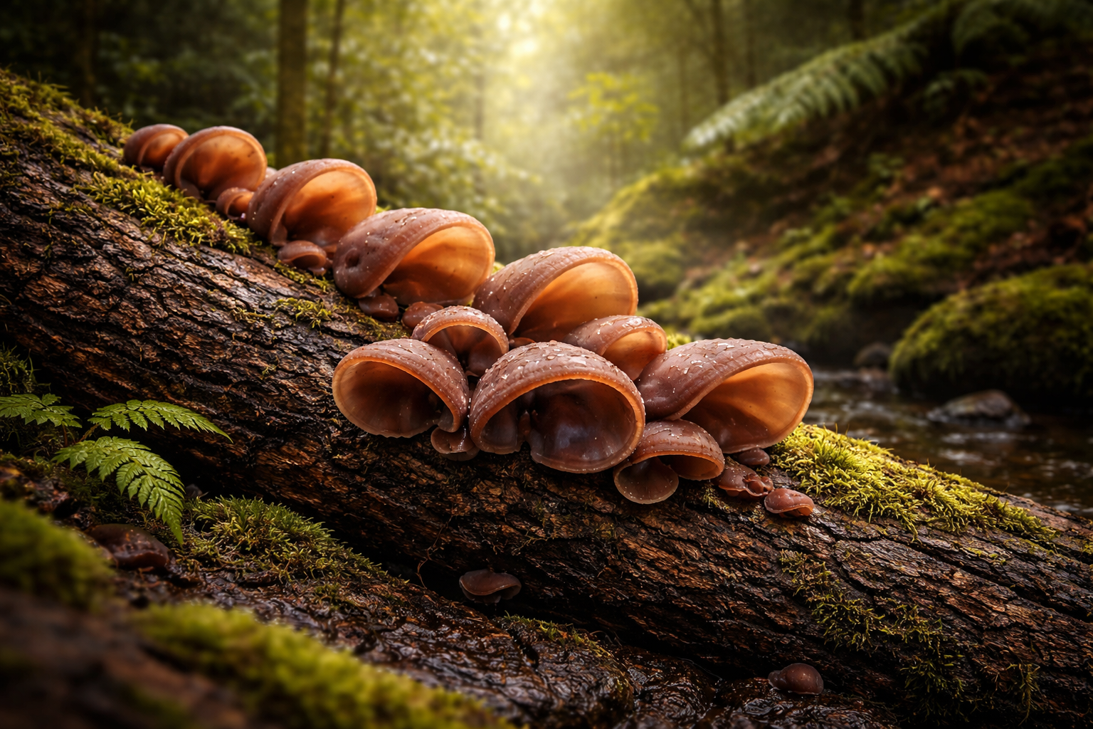 Informational overview of Wood Ear (Black Fungus), including general characteristics and culinary context.