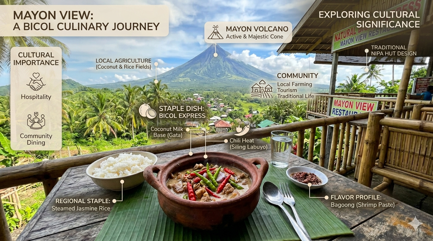 Visual guide to common Bicol Express ingredients and step-by-step neutral preparation.