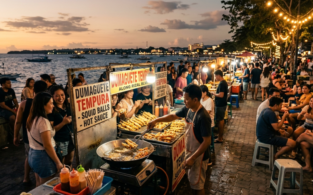 Dumaguete tempura street food