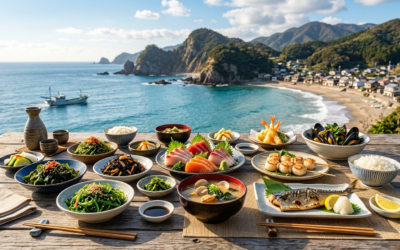 Seaweed salads & seafood-based meals