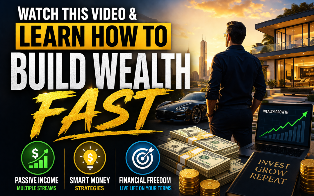 Watch This Video & Learn How to Build Wealth Fast | Passive Income & Smart Money Strategies