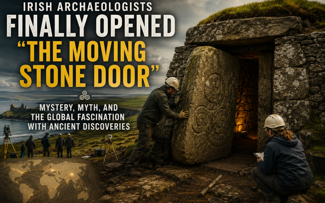 Irish Archaeologists Finally Opened the “Moving Stone Door” — Mystery, Myth, and the Global Fascination With Ancient Discoveries