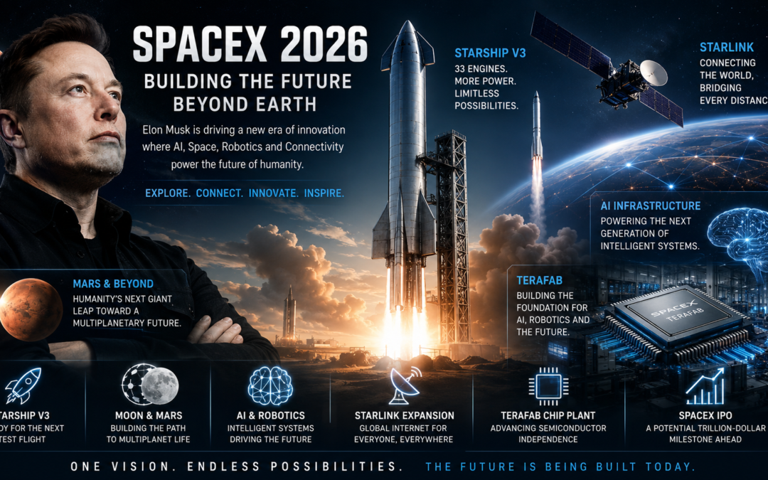 🚀 The SpaceX Revolution in 2026: How Elon Musk Is Reshaping AI, Space, Robotics & the Future of Humanity